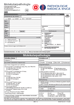Molekularpathologie Auftragsformular